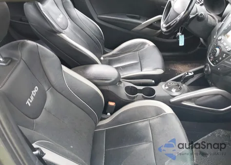 2015 Hyundai Veloster Turbo из США, поврежденный, VIN KMHTC6AE2FU230993